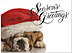 Bulldog Greetings Holiday Card D4253U-A