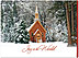 Winter Chapel Christmas Card H4236U-A