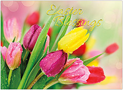 Easter Blessings Card A4066U-X