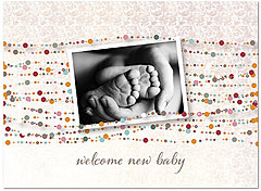 Welcome New Baby Card D5059U-Y