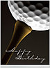 Tee Time Birthday Card A5020U-X