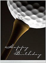 Wishing you many rounds of fun and happiness on your birthday. Tee Time Birthday Card A5020U-X