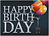 Chrome Wishes Birthday Card A5045U-Y