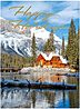 Winter Cabin Holiday Card H5179G-AAA