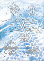 Snow Tracks Holiday Card H5182S-AAA
