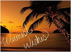 Sunset Wishes Holiday Card H5199U-AA