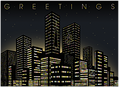 City Greetings Holiday Card H5205U-A