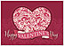 Banner Valentine Card D6044D-Y