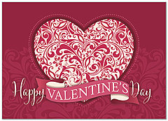 Banner Valentine Card D6044D-Y