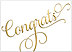 Congrats Card A6052D-X