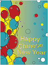 Graphic Chinese New Year Card A6056U-X