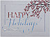 Winter Berry Holiday Card H6123S-4A