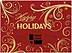 Holiday Swirls Die Cut Card H6182U-4A