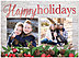 Holiday Garland Foil Photo Card D7197U-4A