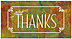 Colorful Thanks Card D7090T-B