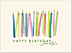 Candles From All Birthday Card A7010S-W