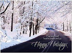 Winter Travels Holiday Card H7174U-AA