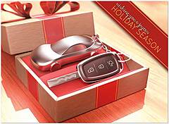 May all your holiday wishes come true! Key to the Season Holiday Card H7175U-A