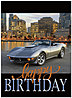 Corvette Birthday Card A8019U-X
