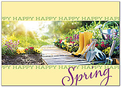 Spring Garden Card D8074D-Y