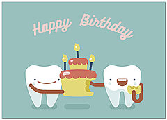 Party Teeth Birthday Card D8078D-Y