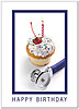 Medical Cupcake Birthday Card D8080D-Y