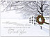 Thank You Wreath Holiday Card H8182S-AAA