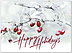 Holiday Berries Card H8202U-A