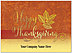 Golden Leaves Name Card D8107U-4A