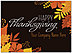 Graphic Leaves Name Card D8118U-4B