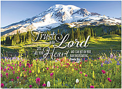 May God bless you on your birthday and every day. Inspirational Mountain Birthday Card A8021U-Y