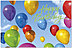 Balloons Birthday Postcard A8040P-ZZ