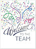 Welcome Confetti Card A8054U-X