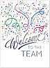 Welcome Confetti Card A8054U-X