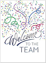 Welcome Confetti Card A8054U-X