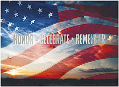 Honor Celebrate Remember Card A8064U-X