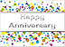 Anniversary Dots Card A8068U-X