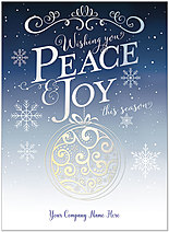 Peace Ornament Name Card D8230U-4A