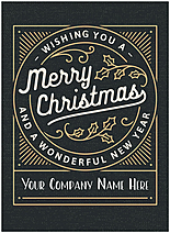 Christmas Name Card D8236U-4B