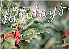 May the wonders of nature bring you special joy this holiday season. Merry Holidays Greeting Card H8205KW-AA
