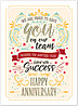 Anniversary Success Greeting Card A9063U-X