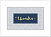Zen Thanks Greeting Card A9070D-X