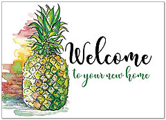 Pineapple Welcome Card D9054D-X