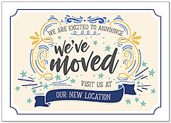 Our New Location Greeting Card D9058D-Y
