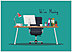 Office Space Greeting Card D9060D-Y