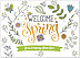 Happy Spring Name Card D9077U-V