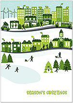 Sustainable City Holiday Card H9170KW-AA