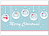 Dental Ornaments Christmas Card D9191U-AA