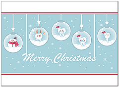 Dental Ornaments Christmas Card D9191U-AA