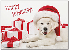 Howliday Greetings Holiday Card D9195U-A